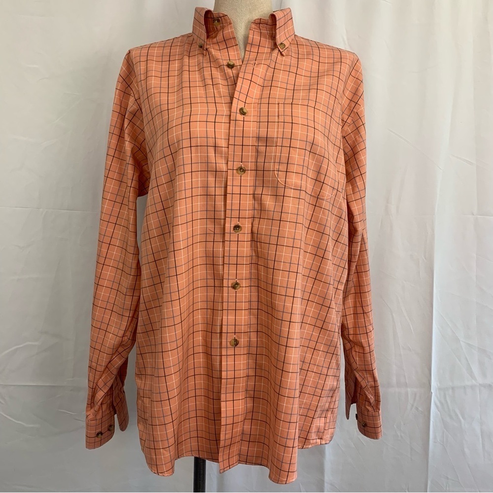 L.L. Bean Button Down Plaid Shirt